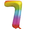 BALÃO #7 RAINBOW 86CM